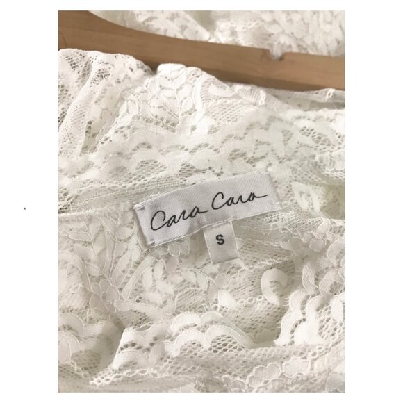 Cara Cara White Lace Dress Sample - Sm - NWT - Picture 4 of 5